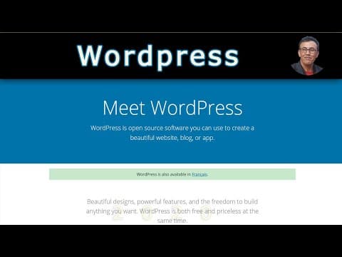 Wordpress - Installation et aperçu sur ses fonctionnalités #1 - 2020