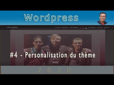 4# Création d'un site Web Wordpress de A à Z - Personnalisation
