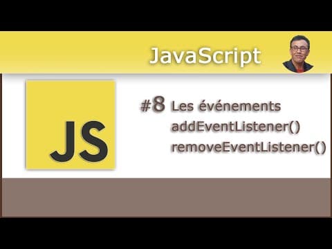 Javascript pour les débutants #8 - Les événements en JS