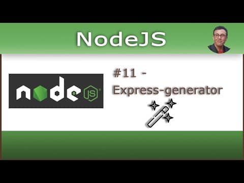 NodeJS #11 - Express-generator