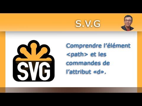 Graphiques SVG. Les commandes de l'élément path.