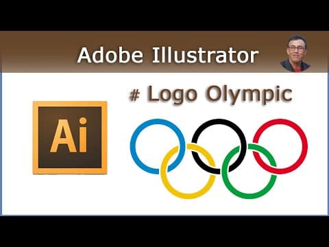 Adobe Illustrator # Logo Jeux Olympiques