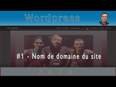 #1 Création d'un site Web Wordpress de A à Z - Nom de domaine