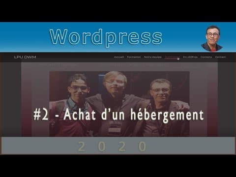 2# Création d'un site Web Wordpress de A à Z - Hébergement