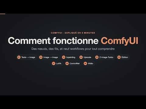 comfyui - image, vidéo par IA
